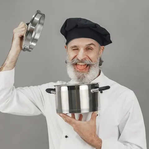 흰 수염의 요리사